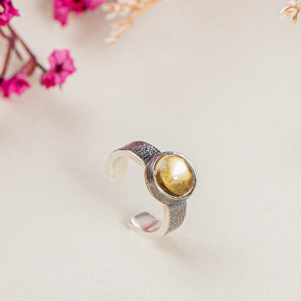 Ear cuff Dublín - citrino