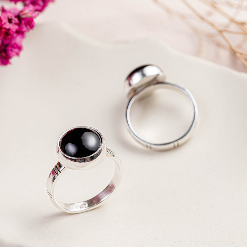 Anillo Máncora - ónix - 9